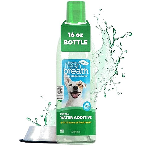 Tropiclean Fresh Breath Dental Health Solution For Dogs (473ml)