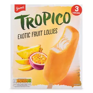 Tropico Exotic Fruit Lollies 3 Pack