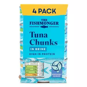 Tuna Chunks In Brine 4 Pack