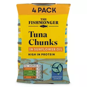 Tuna Chunks in Sunflower Oil 4 Pack