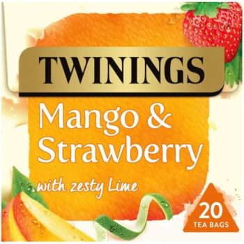Twinings Mango & Strawberry Fruit Tea with Zesty Lime 20 Tea Bags (20 x 50g)