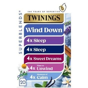Twinings Superblends Wind Down Collection 20 Tea Bags (20 x 33.2g)
