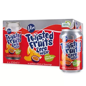 Twisted Fruits Zero Sugar 6 Pack