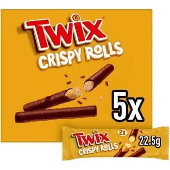 Twix Milk Chocolate Crispy Rolls (5 x 22.5g)