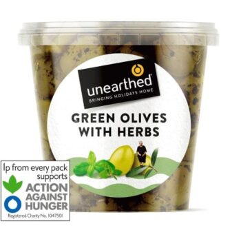 Unearthed Green Olives with Herbs (342g)