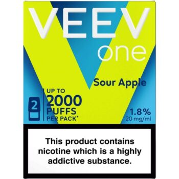 Veev One Sour Apple 1.8% Veev Pods (2 x 20mg, 2ml)