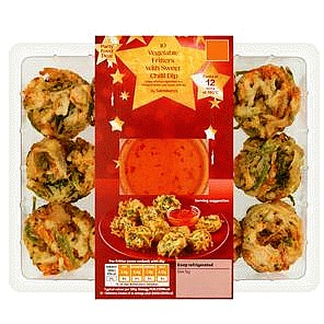 Vegetable Fritters with Sweet Chilli Dip (230g)