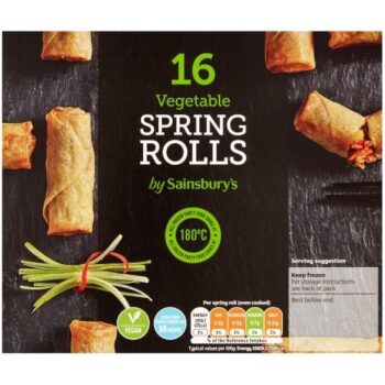Vegetable Spring Rolls (16 x 288g)