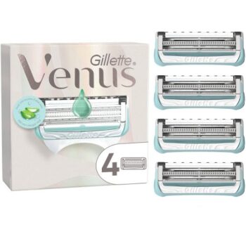 Venus Gillette Pubic Hair & Skin Razor Blades 4 Blades (4)