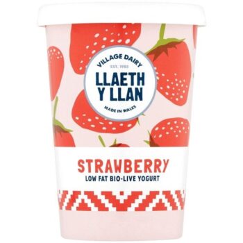 Village Dairy Llaeth Y Llan Strawberry Yogurt (450g)