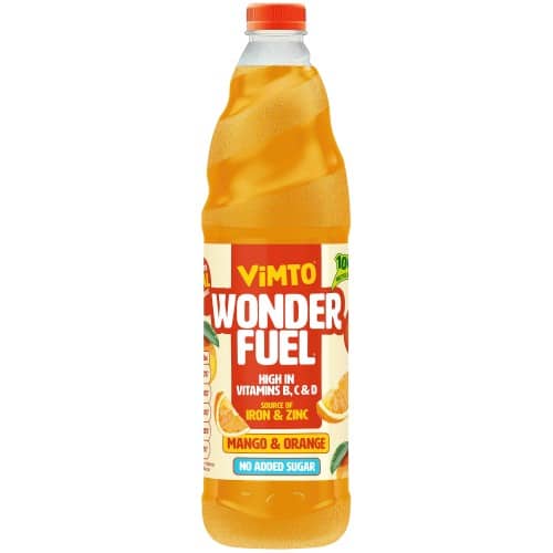 Vimto Wonderfuel Mango & Orange Squash (725ml)