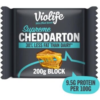 Violife Supreme Cheddarton Cheese Alternative with Protein (200g)
