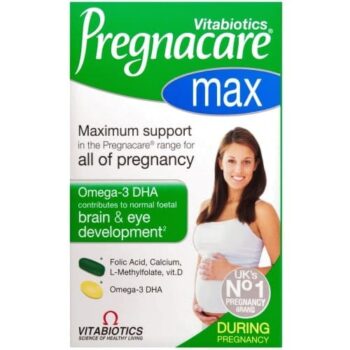 Vitabiotics Pregnacare Max Dual Pack Tablets & Capsules Omega-3 DHA Pregnancy (84)