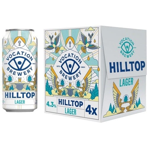 Vocation Brewery Hilltop Lager (4 x 440ml)