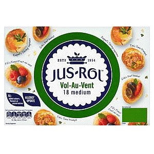Vol Au Vent 18 Medium (18 x 313g)