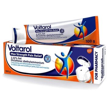 Voltarol Max Strength Pain Relief 2.32% Gel Voltarol Joint Pain Relief Gel 12 Hour 2.32% (100g)