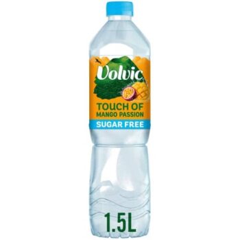 Volvic Touch of Fruit Sugar Free Special Edition Mango Passion Flavoured Water (1.5 Litre)