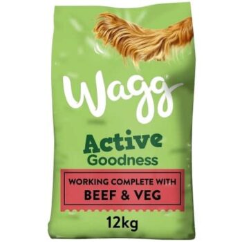 Wagg Active Goodness Complete Rich in Beef & Veg Dry Adult Dog Food