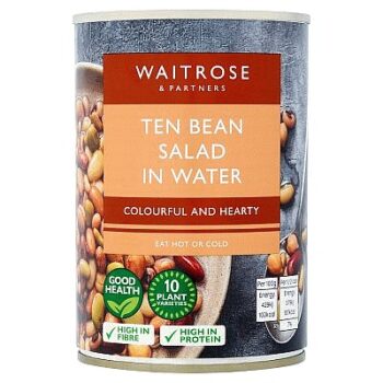 Waitrose 10 Bean Salad in Water (400g)
