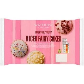 Waitrose 6 Iced Fairy Cakes (6)
