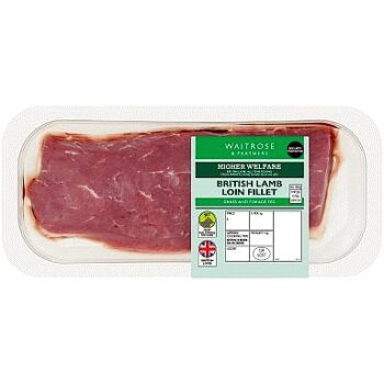 Waitrose British Lamb Loin Fillet per kg