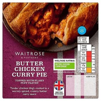 Waitrose Butter Chicken Curry Pie (200g)