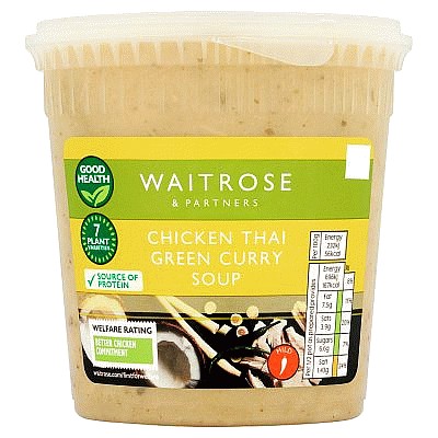 Waitrose Chicken Thai Green Curry Soup (600g)