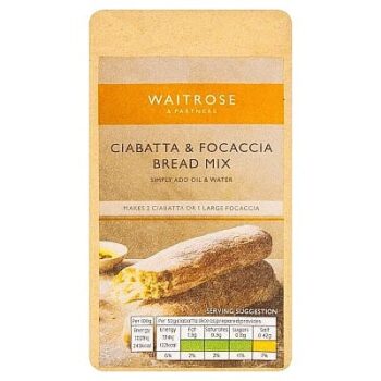 Waitrose Ciabatta & Focaccia Bread Mix (500g)