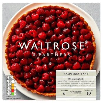 Waitrose Frozen Raspberry Tart (470g)