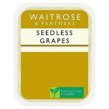 Waitrose Seedless Grapes (170g)