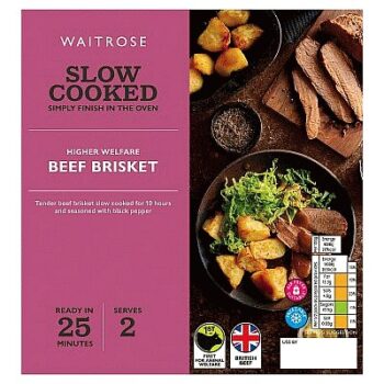 Waitrose Slow Cooked Beef Brisket (419g)