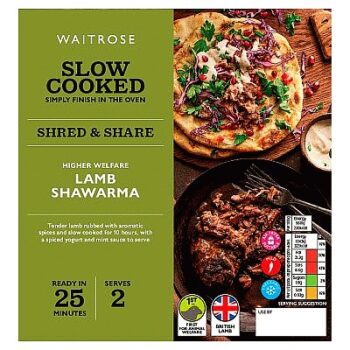 Waitrose Slow Cooked Lamb Shawarma (395g)