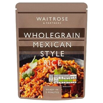 Waitrose Wholegrain Mexican Style Rice (250g)