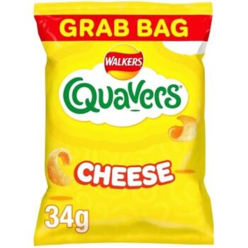 Walkers Quavers Cheese Snacks Crisps (34g)