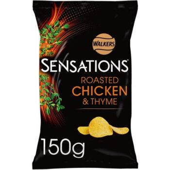 Walkers Sensations Roasted Chicken & Thyme Sharing Crisps (150g)