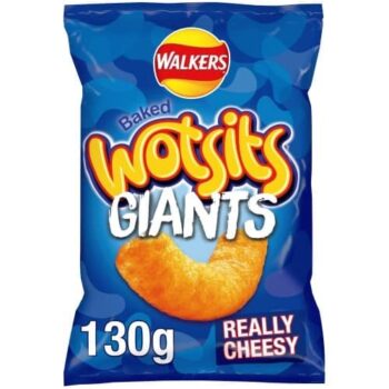Walkers Wotsits Giants Really Cheesy Sharing Crisps (130g)
