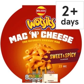 Walkers Wotsits Sweet & Spicy Flavour Flavour Mac N Cheese (400g)