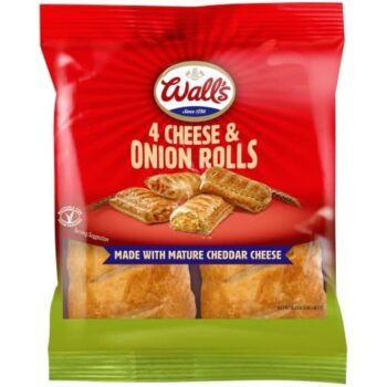 Wall's 4 Cheese & Onion Rolls (4 x 220g)