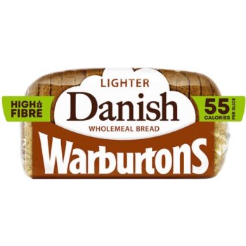Warburtons Lighter Wholemeal Danish Loaf (400g)
