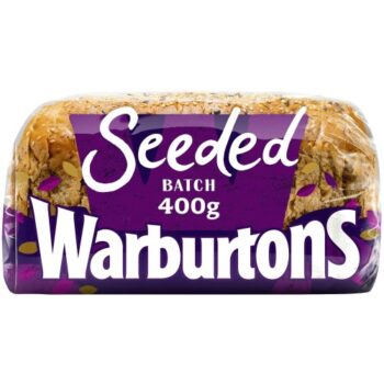 Warburtons Seeded Thick Sliced White Bread (400g)