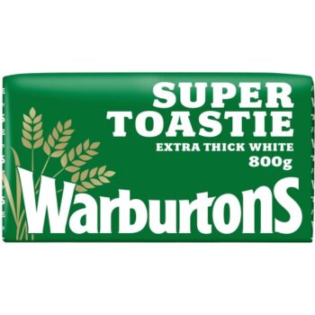 Warburtons Super Toastie Thickest White Bread (800g)