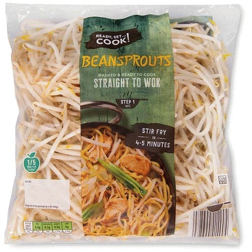 Washed & Ready to Cook Straight to Wok Beansprouts