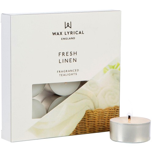 Wax Lyrical Fresh Linen Tealights