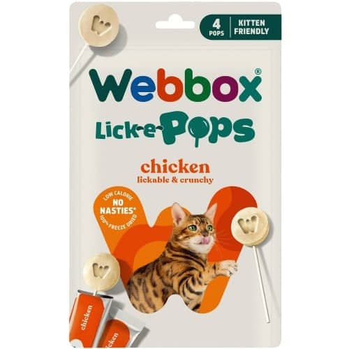 Webbox Cat 4 Lick e Pops Chicken (4 x 5.6g)