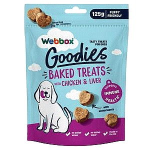 Webbox Goodies Baked Treats with Chicken & Liver (125g)