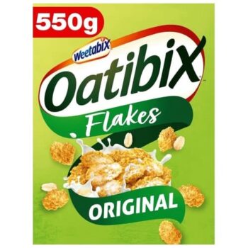 Weetabix Oatibix Flakes Golden Oat Cereal (550g)