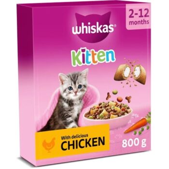 Whiskas Complete Dry Cat Food with Chicken (800g)