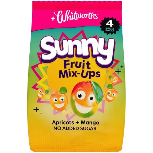 Whitworths Sunny Fruit Mix-Ups Apricot & Mango (4 x 18g)