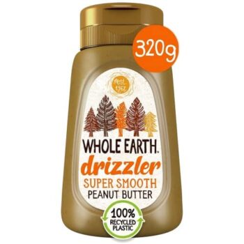 Whole Earth Drizzler Original Roasted Super Smooth Peanut Butter (320g)
