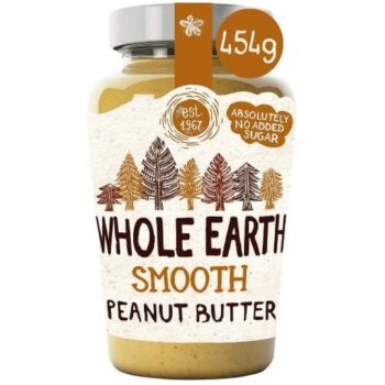 Whole Earth Smooth Peanut Butter (454g)